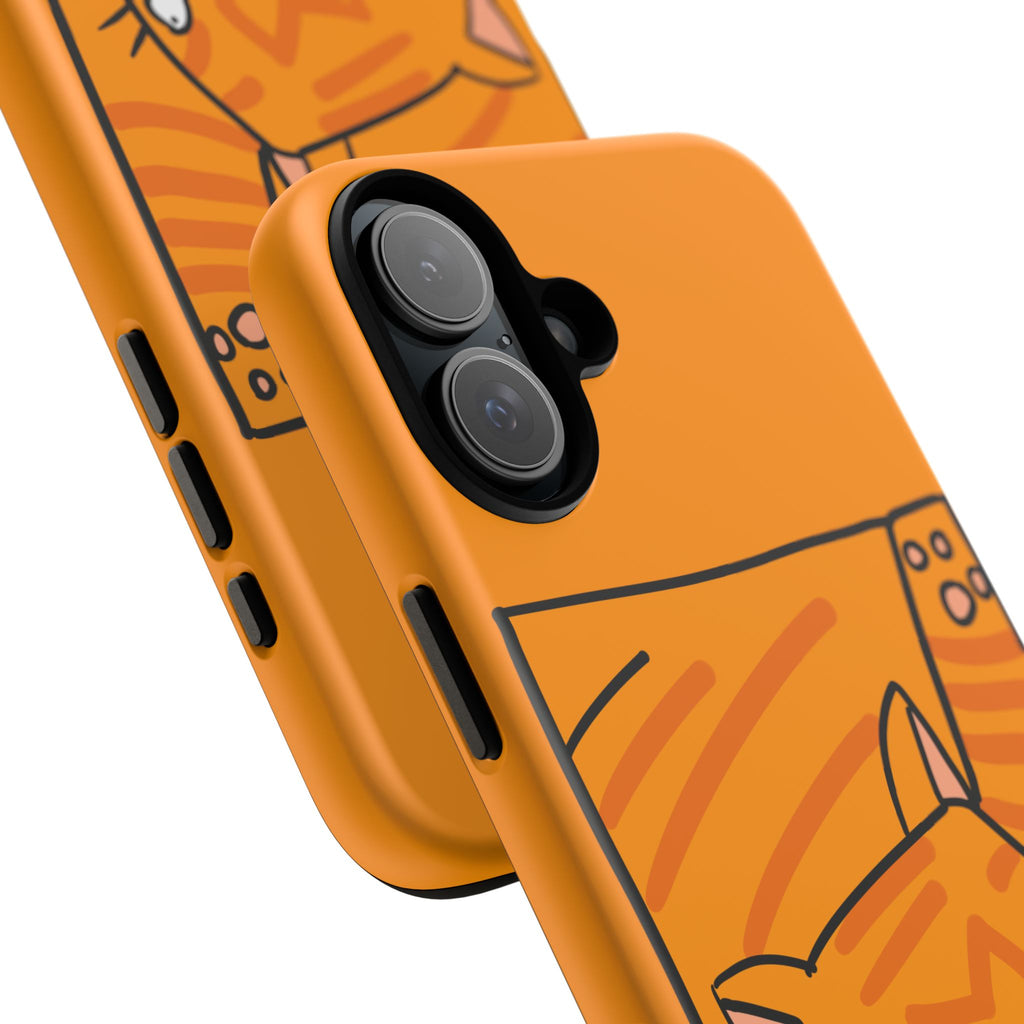 Cute Orange Cat Phone Case - Tough Cases Protective iPhone Cover
