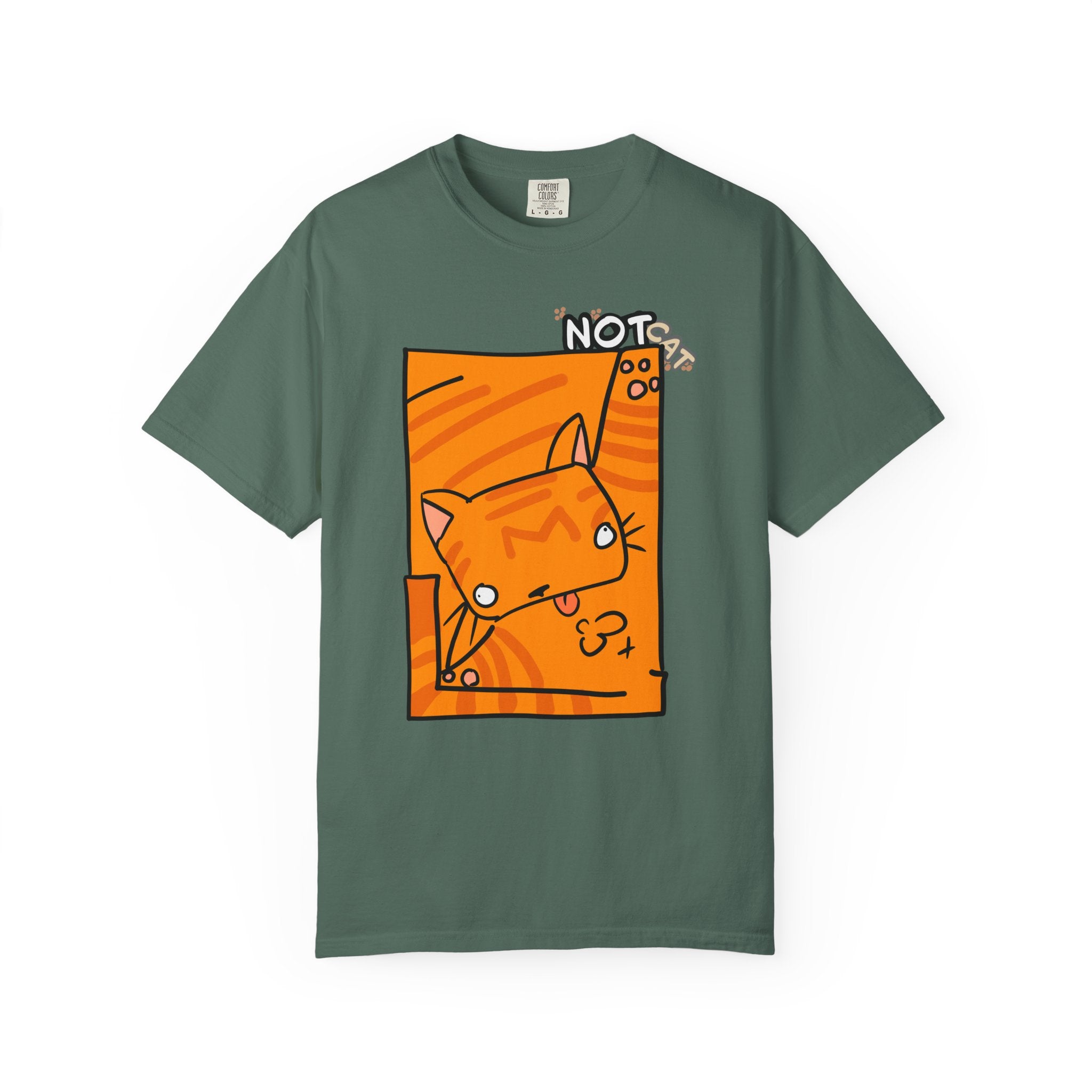 Orange Cat T-Shirt | Cute Cartoon "Not Cat" Unisex T-shirt