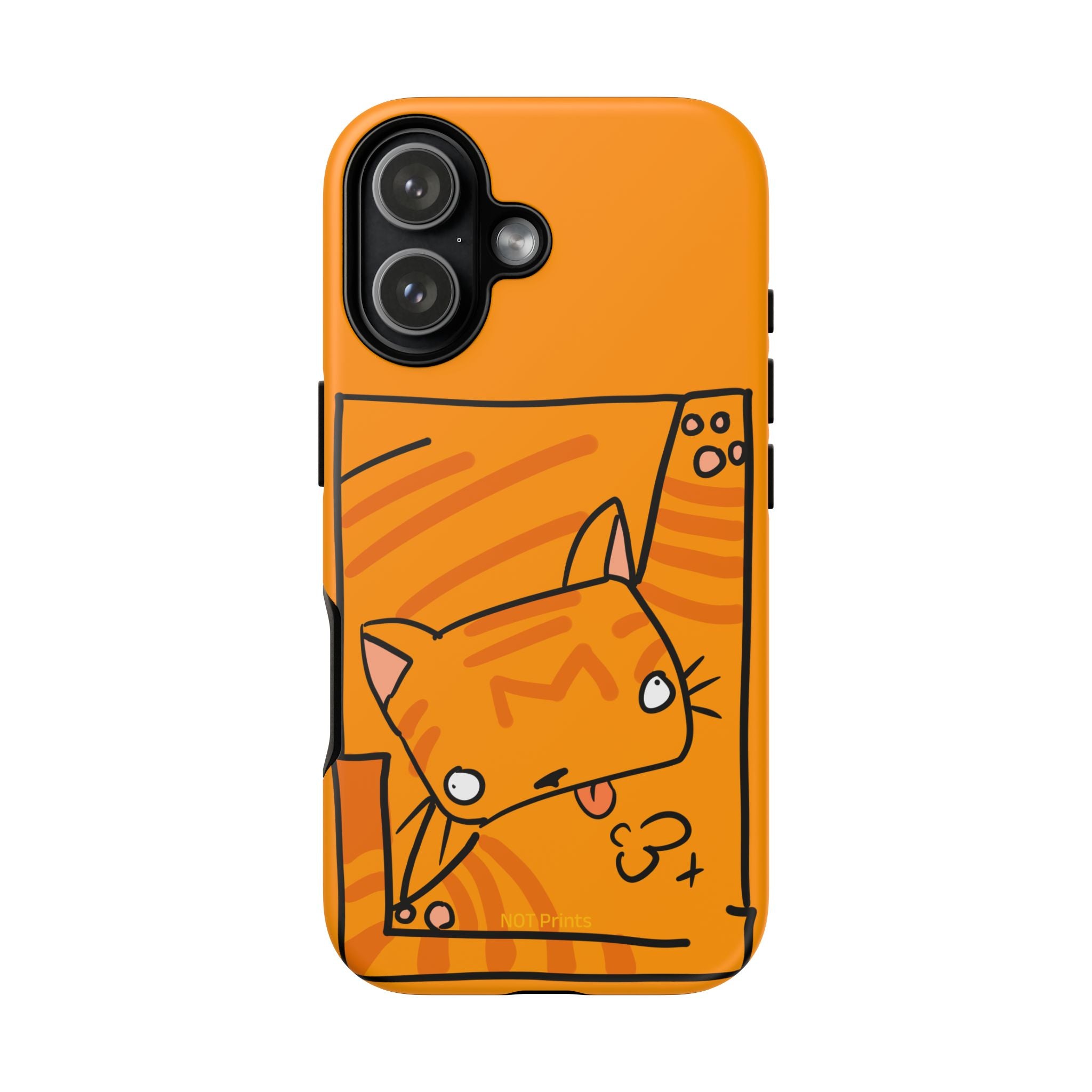 Cute Orange Cat Phone Case - Tough Cases Protective iPhone Cover