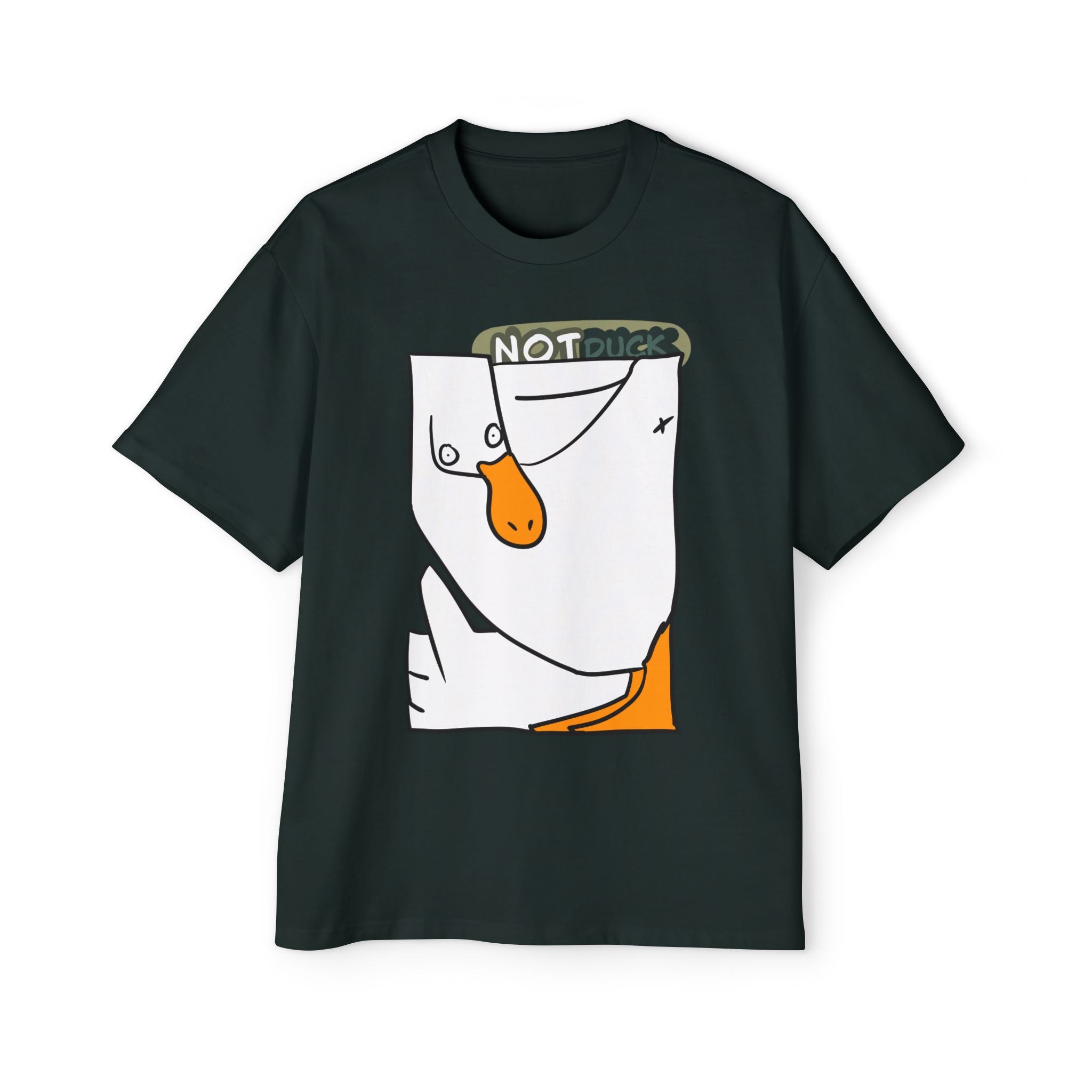 Duck T-shirt — Not Duck Tee | Cute Cartoon Duck