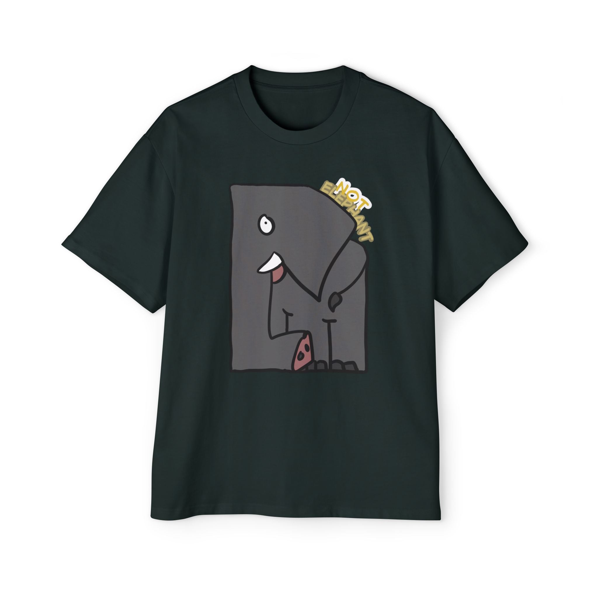 Elephant T-shirt — Not Elephant Tee | Cute Cartoon Elephant