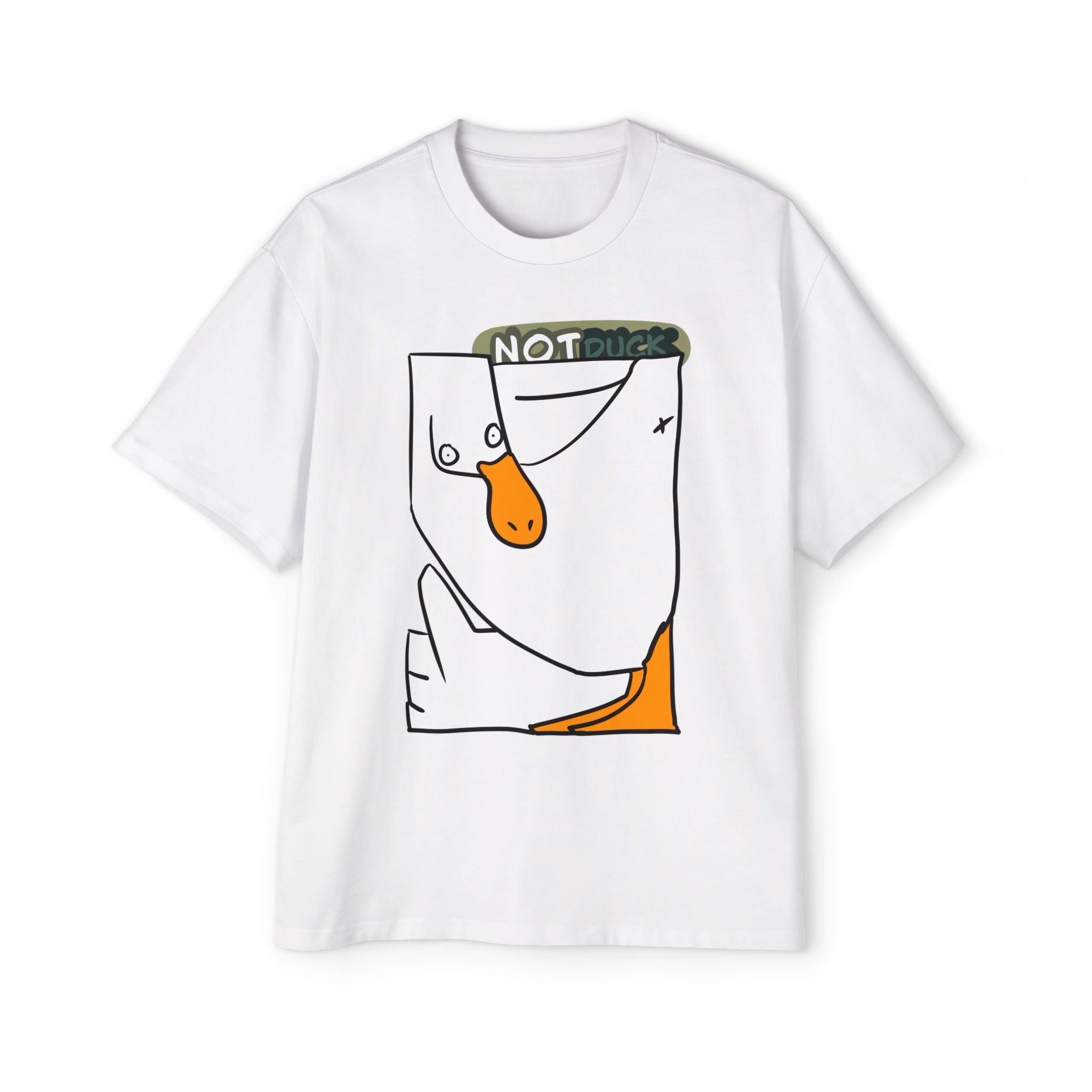 Duck T-shirt — Not Duck Tee | Cute Cartoon Duck