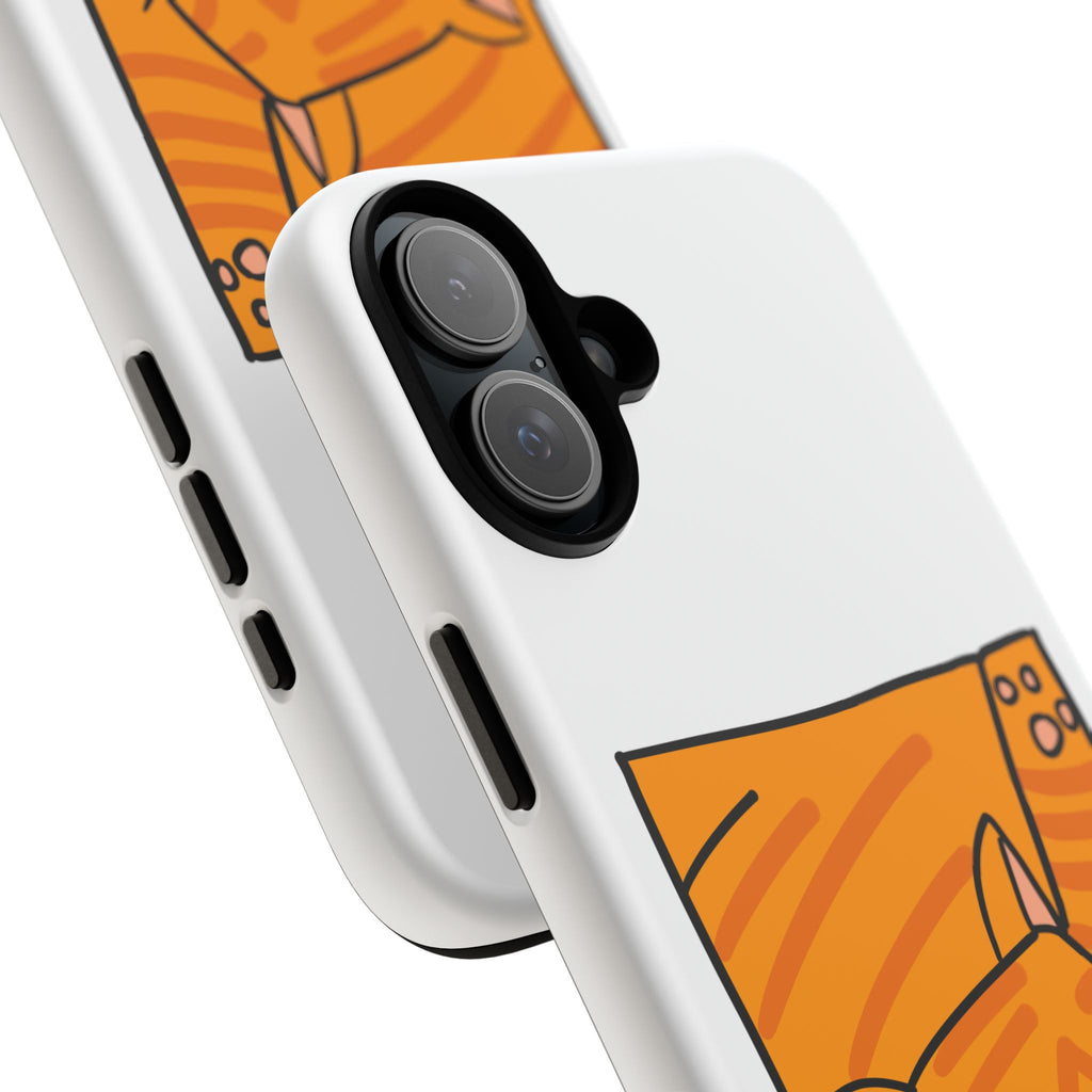 Cute Orange Cat Phone Case - Tough Cases Protective Phone Cover
