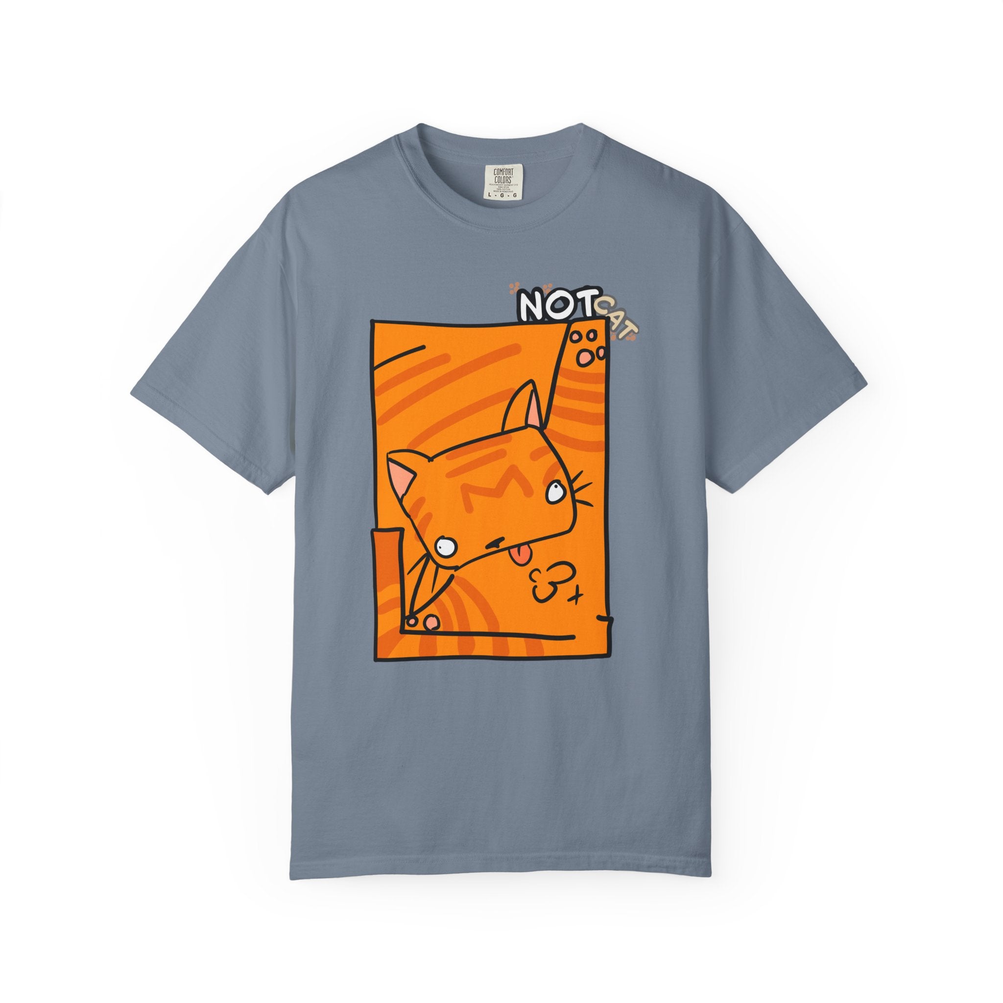Orange Cat T-Shirt | Cute Cartoon "Not Cat" Unisex T-shirt
