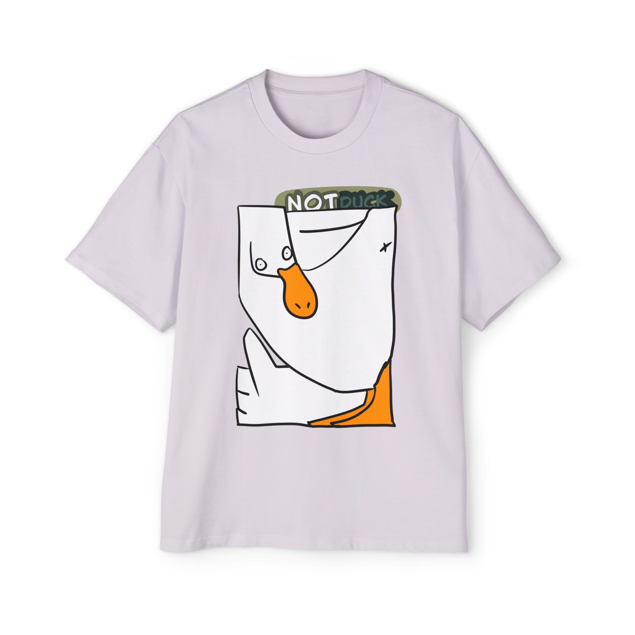 Duck T-shirt — Not Duck Tee | Cute Cartoon Duck