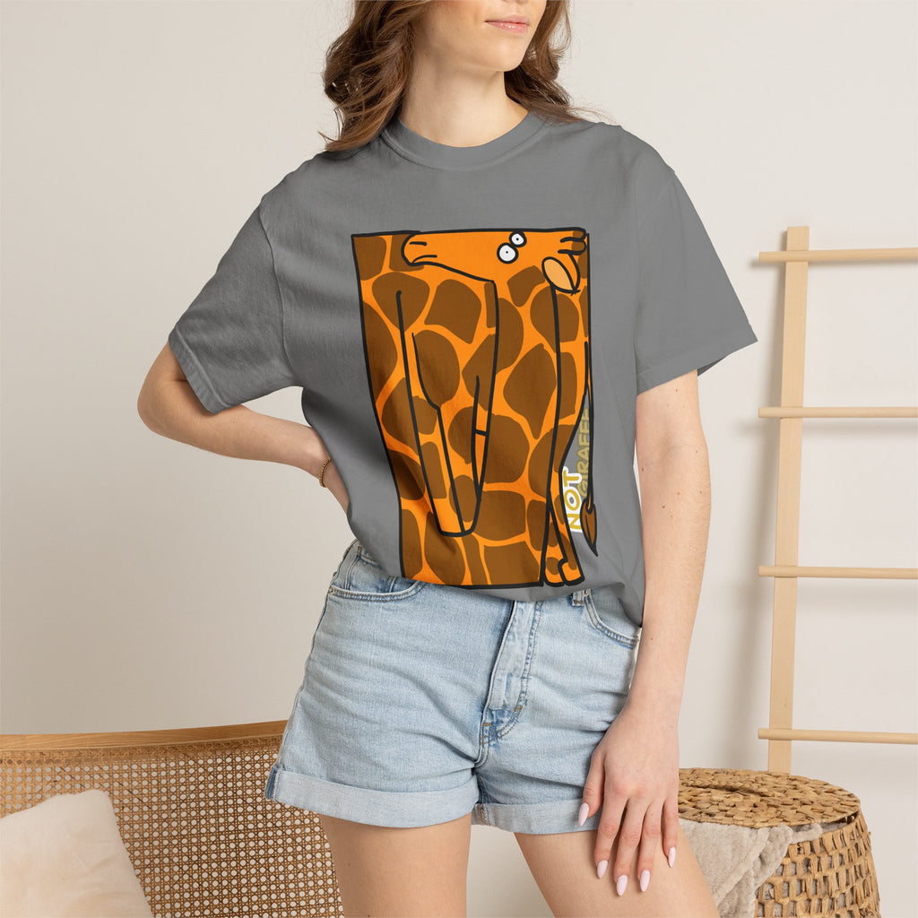 Giraffe T-Shirt — Cute Cartoon "Not Giraffe" Unisex T-shirt
