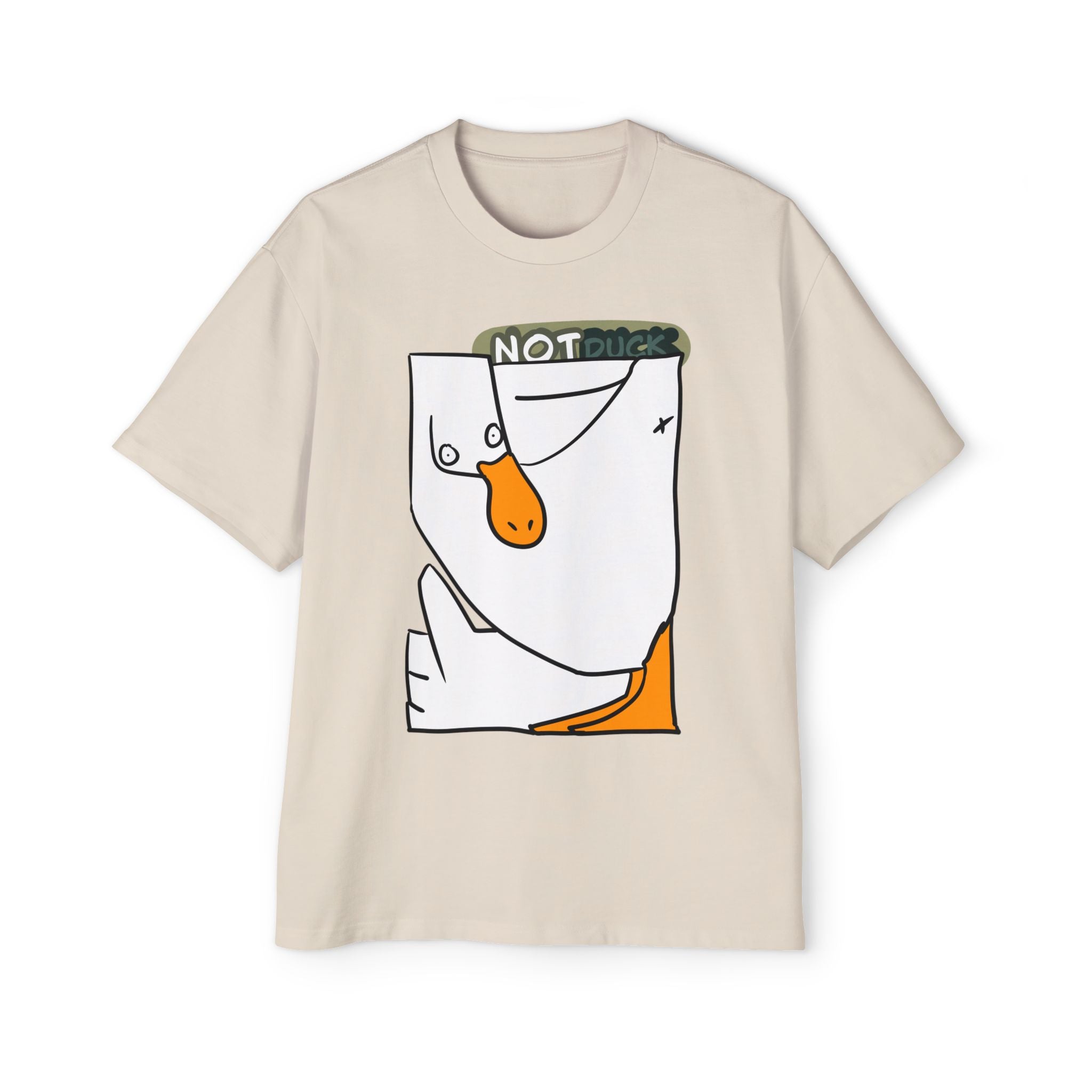 Duck T-shirt — Not Duck Tee | Cute Cartoon Duck