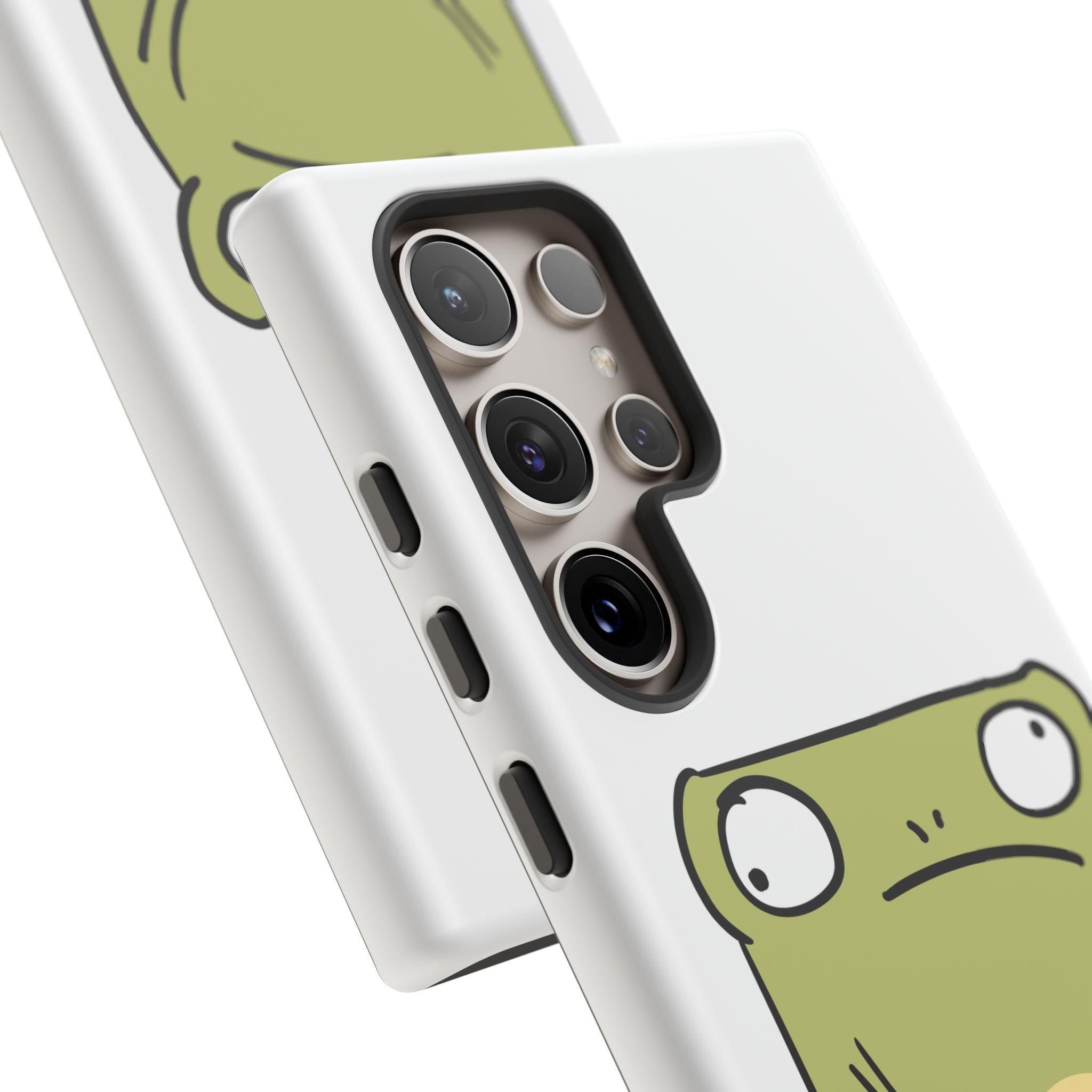 Funny Frog Tough Phone Case — Cute Stubborn Frog Protective iPhone Case