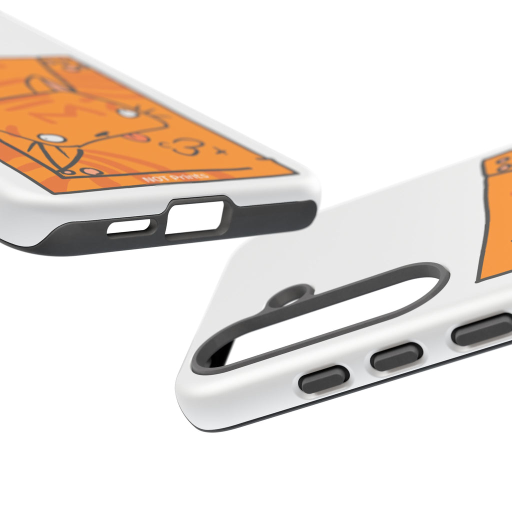 Cute Orange Cat Phone Case - Tough Cases Protective Phone Cover
